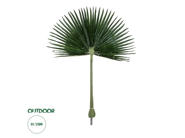 GloboStar® Artificial Garden WASHINGTONIA FILIFERA PALM LEAF 20170 Τεχνητό Διακοσμητικό Φύλο Φοινικόδεντρου Βεντάλια Π135 x Υ180cm