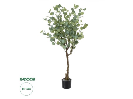 GloboStar® Artificial Garden EUCALYPTUS 20189 Τεχνητό Διακοσμητικό Φυτό Ευκάλυπτος Υ120cm