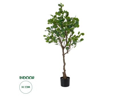 GloboStar® Artificial Garden EUCALYPTUS 20190 Τεχνητό Διακοσμητικό Φυτό Ευκάλυπτος Υ120cm