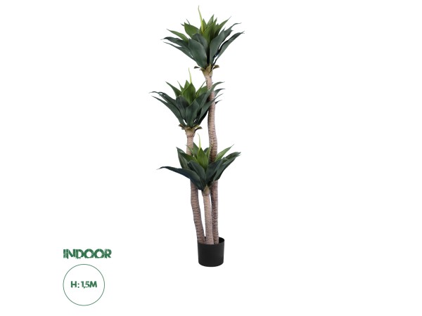 GloboStar® Artificial Garden AGAVE 20215 Τεχνητό Διακοσμητικό Φυτό Αγαύη Υ150cm