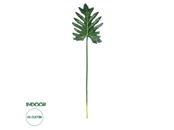 GloboStar® Artificial Garden TARO LEAF 20220 Τεχνητό Διακοσμητικό Φύλο Κολοκασίας Π32 x Υ87cm