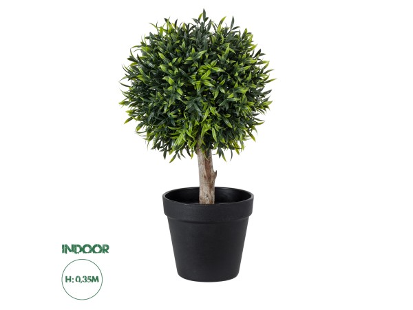 GloboStar® Artificial Garden FICUS BENJAMINA TREE 20397 Τεχνητό Διακοσμητικό Φυτό Φίκος Μπενζαμίνη Υ35cm