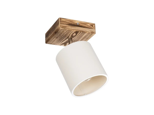 GLOBOSTAR® CUP 203-0057 Vintage Φωτιστικό Οροφής με Ντουί 1 x E27 AC 220-240V IP20 - Λευκό & Μπεζ - Μ14.5 x Π14.5 x Υ25cm GLOBOSTAR® CUP 203-0057 Vintage Φωτιστικό Οροφής με Ντουί 1 x E27 AC 220-240V IP20 - Λευκό & Μπεζ - Μ14.5 x Π14.5 x Υ25cm