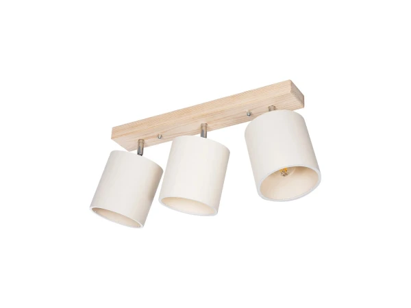 GLOBOSTAR® CUP 203-0058 Vintage Φωτιστικό Οροφής με Ντουί 3 x E27 AC 220-240V IP20 - Λευκό & Μπεζ - Μ60 x Π14 x Υ26cm GLOBOSTAR® CUP 203-0058 Vintage Φωτιστικό Οροφής με Ντουί 3 x E27 AC 220-240V IP20 - Λευκό & Μπεζ - Μ60 x Π14 x Υ26cm