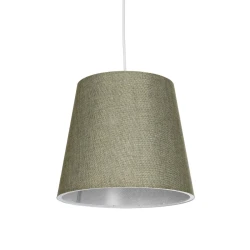 GLOBOSTAR® CONEY 203-0074 Μοντέρνο Κρεμαστό Φωτιστικό Οροφής με Ντουί 1 x E27 AC 220-240V IP20 - Λαδί - Μ26 x Π26 x Υ25cm