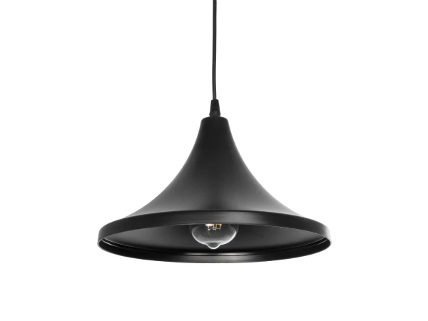 GLOBOSTAR® BELFRY 203-0078 Μοντέρνο Κρεμαστό Φωτιστικό Οροφής με Ντουί 1 x E27 AC 220-240V IP20 - Μαύρο - Μ29.5 x Π29.5 x Υ21cm
