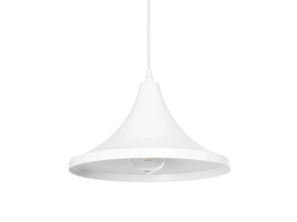GLOBOSTAR® BELFRY 203-0079 Μοντέρνο Κρεμαστό Φωτιστικό Οροφής με Ντουί 1 x E27 AC 220-240V IP20 - Λεύκο - Μ29.5 x Π29.5 x Υ21cm