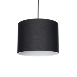GLOBOSTAR® BLAZE 203-0109 Μοντέρνο Κρεμαστό Φωτιστικό Οροφής με Ντουί 1 x E27 AC 220-240V IP20 - Μαύρο - Μ22 x Π22 x Υ20cm