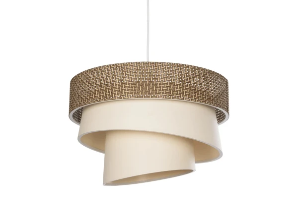 GLOBOSTAR® SIERA 203-0169 Μοντέρνο Κρεμαστό Φωτιστικό Οροφής με Ντουί 1 x E27 AC 220-240V IP20 - Καφέ & Μπεζ - Μ38 x Π38 x Υ26cm GLOBOSTAR® SIERA 203-0169 Μοντέρνο Κρεμαστό Φωτιστικό Οροφής με Ντουί 1 x E27 AC 220-240V IP20 - Καφέ & Μπεζ - Μ38 x Π38 x Υ26cm