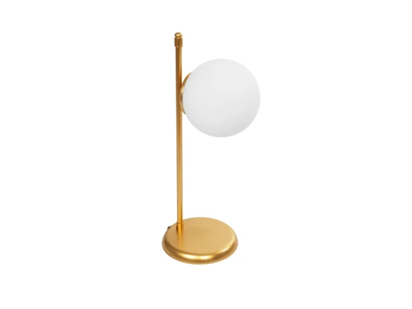 GLOBOSTAR® GLOBUS 203-0182 Μοντέρνο Επιτραπέζιο Φωτιστικό Πορτατίφ με Ντουί 1 x E27 AC 220-240V IP20 - Χρυσό & Λευκό - Μ21 x Π17 x Υ45cm GLOBOSTAR® GLOBUS 203-0182 Μοντέρνο Επιτραπέζιο Φωτιστικό Πορτατίφ με Ντουί 1 x E27 AC 220-240V IP20 - Χρυσό & Λευκό - Μ21 x Π17 x Υ45cm