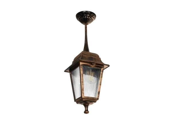 GLOBOSTAR® SOLME 203-0214 Vintage Φωτιστικό Οροφής με Ντουί 1 x E27 AC 220-240V IP44 - Χάλκινο - Μ15 x Π15 x Υ27cm GLOBOSTAR® SOLME 203-0214 Vintage Φωτιστικό Οροφής με Ντουί 1 x E27 AC 220-240V IP44 - Χάλκινο - Μ15 x Π15 x Υ27cm