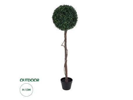 GloboStar® Artificial Garden BUXUS 20407 Τεχνητό Διακοσμητικό Φυτό Πυξός Υ120cm