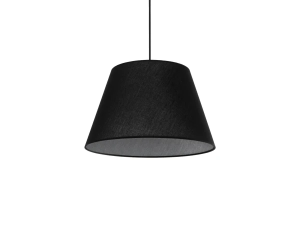 GLOBOSTAR® TRIANGLE 204-0088 Μοντέρνο Κρεμαστό Φωτιστικό Οροφής με Ντουί 1 x E27 AC 220-240V IP20 - Μαύρο - Μ35 x Π35 x Υ24cm