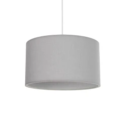 GLOBOSTAR® LOFTY 204-0093 Μοντέρνο Κρεμαστό Φωτιστικό Οροφής με Ντουί 1 x E27 AC 220-240V IP20 - Γκρι - Μ37 x Π37 x Υ21cm
