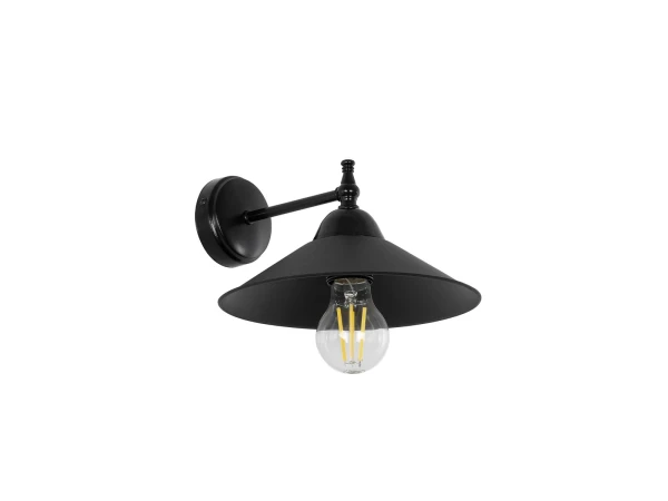 GLOBOSTAR® CATERPILLAR 204-0115 Μοντέρνο Φωτιστικό Τοίχου - Απλίκα με Ντουί 1 x E27 AC 220-240V IP20 - Μαύρο - Μ22 x Π25 x Υ14cm GLOBOSTAR® CATERPILLAR 204-0115 Μοντέρνο Φωτιστικό Τοίχου - Απλίκα με Ντουί 1 x E27 AC 220-240V IP20 - Μαύρο - Μ22 x Π25 x Υ14cm