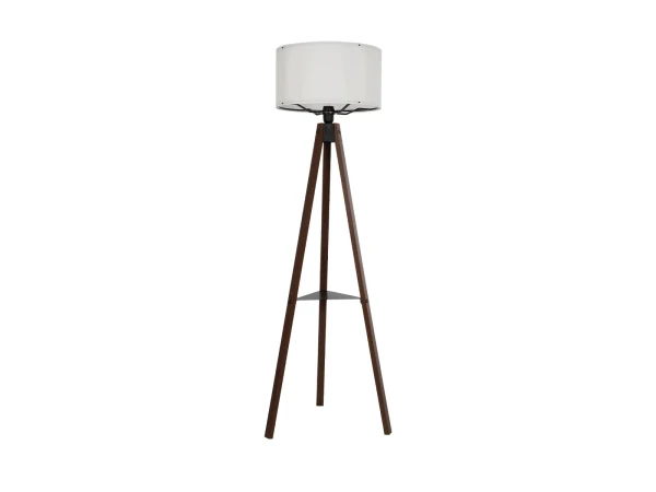 GLOBOSTAR® SHELF 204-0129 Μοντέρνο Επιδαπέδιο Φωτιστικό με Ντουί 1 x E27 AC 220-240V IP20 - Καφέ & Μπεζ - Μ45 x Π45 x Υ135cm GLOBOSTAR® SHELF 204-0129 Μοντέρνο Επιδαπέδιο Φωτιστικό με Ντουί 1 x E27 AC 220-240V IP20 - Καφέ & Μπεζ - Μ45 x Π45 x Υ135cm