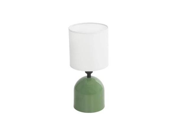 GLOBOSTAR® LOREN 204-0136 Μοντέρνο Επιτραπέζιο Φωτιστικό Πορτατίφ με Ντουί 1 x E14 AC 220-240V IP20 - Πράσινο & Μπεζ - Μ15,5 x Π15,5 x Υ33cm