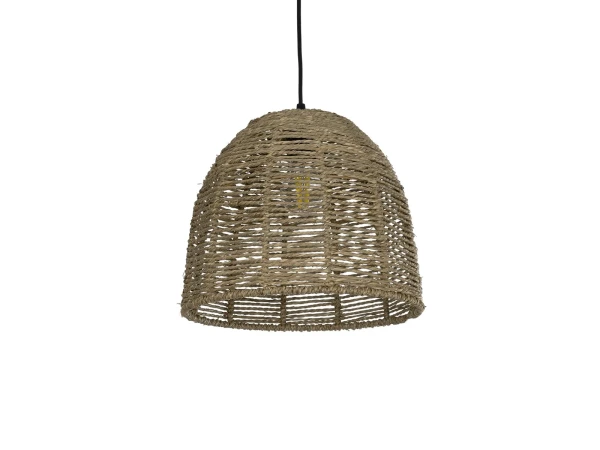 GLOBOSTAR® MEKA 204-0162 Boho Κρεμαστό Φωτιστικό Οροφής με Ντουί 1 x E27 AC 220-240V IP20 - Καφε - Μ30 x Π30 x Υ28cm GLOBOSTAR® MEKA 204-0162 Boho Κρεμαστό Φωτιστικό Οροφής με Ντουί 1 x E27 AC 220-240V IP20 - Καφε - Μ30 x Π30 x Υ28cm