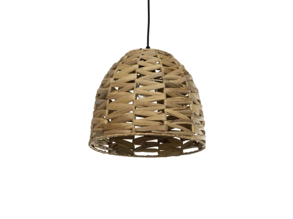GLOBOSTAR® MEKA 204-0165 Boho Κρεμαστό Φωτιστικό Οροφής με Ντουί 1 x E27 AC 220-240V IP20 - Μπεζ - Μ30 x Π30 x Υ28cm