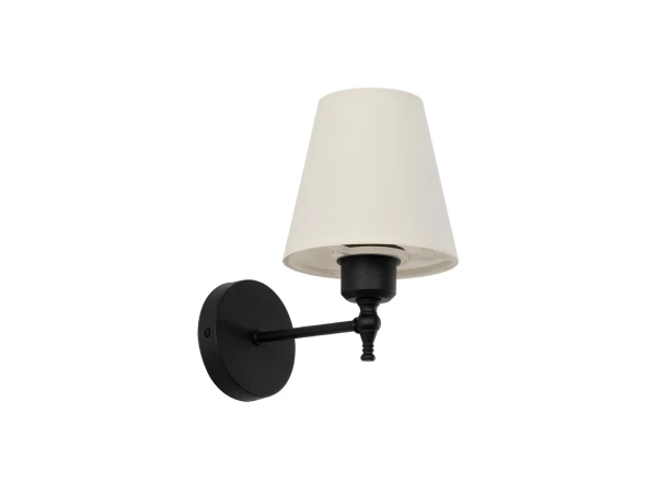 GLOBOSTAR® ELEGANTE 204-0186 Μοντέρνο Φωτιστικό Τοίχου - Απλίκα με Ντουί 1 x E27 AC 220-240V IP20 - Μαύρο & Μπεζ - Μ14 x Π22 x Υ24cm GLOBOSTAR® ELEGANTE 204-0186 Μοντέρνο Φωτιστικό Τοίχου - Απλίκα με Ντουί 1 x E27 AC 220-240V IP20 - Μαύρο & Μπεζ - Μ14 x Π22 x Υ24cm