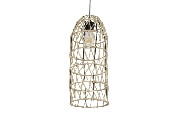 GLOBOSTAR® NETI 205-0024 Boho Κρεμαστό Φωτιστικό Οροφής με Ντουί 1 x E27 AC 220-240V IP20 - Μπεζ - M20 x Π20 x Υ49cm GLOBOSTAR® NETI 205-0024 Boho Κρεμαστό Φωτιστικό Οροφής με Ντουί 1 x E27 AC 220-240V IP20 - Μπεζ - M20 x Π20 x Υ49cm