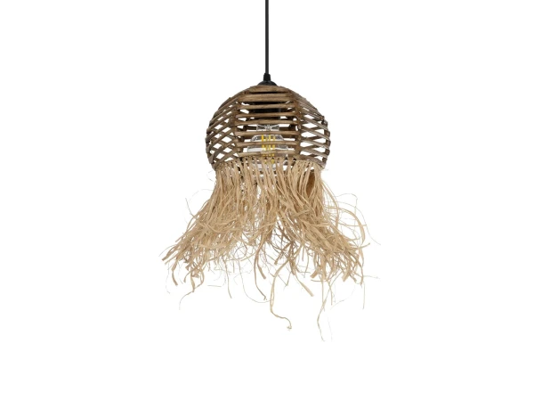 GLOBOSTAR® RIKTA 205-0077 Boho Κρεμαστό Φωτιστικό Οροφής με Ντουί 1 x E27 AC 220-240V IP20 - Μπεζ - M20 x Π20 x Υ30cm GLOBOSTAR® RIKTA 205-0077 Boho Κρεμαστό Φωτιστικό Οροφής με Ντουί 1 x E27 AC 220-240V IP20 - Μπεζ - M20 x Π20 x Υ30cm