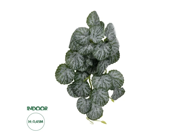 GloboStar® Artificial Garden BEGONIA 20611 Τεχνητό Κρεμαστό Διακοσμητικό Φυτό Βιγόνια Μ30 x Π15 x Y45cm