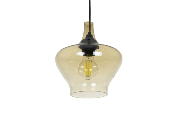 GLOBOSTAR® OVOCE 206-0033 Μοντέρνο Κρεμαστό Φωτιστικό Οροφής με Ντουί 1 x E27 AC 220-240V IP20 - Mελί - Μ20 x Π20 x Υ22cm GLOBOSTAR® OVOCE 206-0033 Μοντέρνο Κρεμαστό Φωτιστικό Οροφής με Ντουί 1 x E27 AC 220-240V IP20 - Mελί - Μ20 x Π20 x Υ22cm