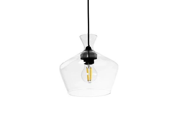GLOBOSTAR® BALU 206-0039 Μοντέρνο Κρεμαστό Φωτιστικό Οροφής με Ντουί 1 x E27 AC 220-240V IP20 - Διάφανο - Μ22 x Π22 x Υ22cm GLOBOSTAR® BALU 206-0039 Μοντέρνο Κρεμαστό Φωτιστικό Οροφής με Ντουί 1 x E27 AC 220-240V IP20 - Διάφανο - Μ22 x Π22 x Υ22cm