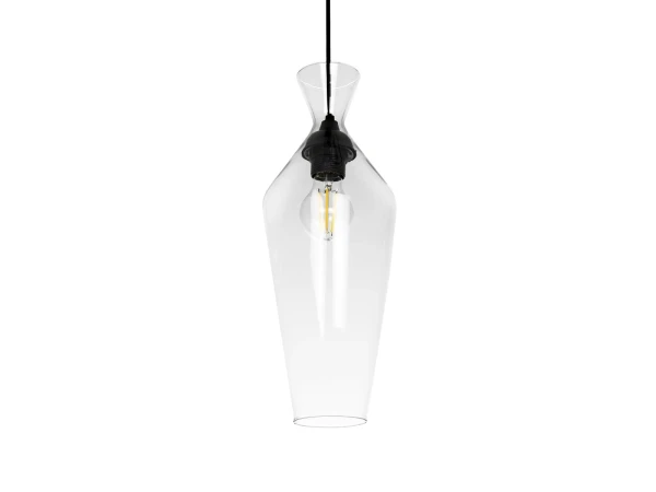 GLOBOSTAR® BALU 206-0041 Μοντέρνο Κρεμαστό Φωτιστικό Οροφής με Ντουί 1 x E27 AC 220-240V IP20 - Διάφανο - Μ15 x Π15 x Υ40cm GLOBOSTAR® BALU 206-0041 Μοντέρνο Κρεμαστό Φωτιστικό Οροφής με Ντουί 1 x E27 AC 220-240V IP20 - Διάφανο - Μ15 x Π15 x Υ40cm