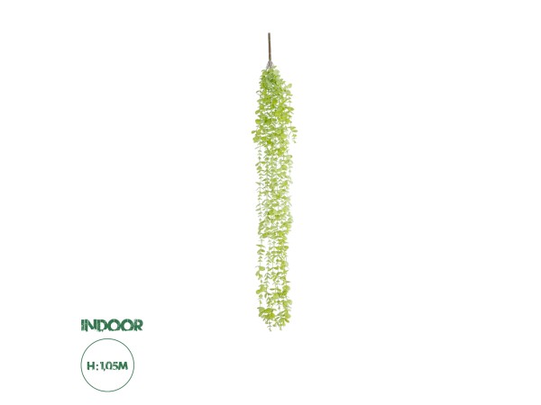 GloboStar® Artificial Garden HANGING EUCALYPTUS 20811 Τεχνητό Διακοσμητικό Κρεμαστό Φυτό Ευκάλυπτος Μ16 x Π9 x Υ105cm