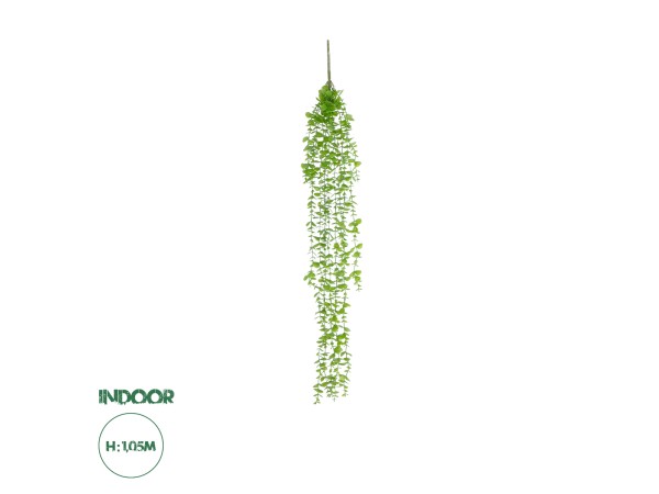 GloboStar® Artificial Garden HANGING EUCALYPTUS 20812 Τεχνητό Διακοσμητικό Κρεμαστό Φυτό Ευκάλυπτος Μ16 x Π9 x Υ105cm