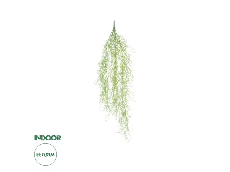 GloboStar® Artificial Garden HANGING AIR GRASS 20819 Τεχνητό Διακοσμητικό Κρεμαστό Φυτό Air Grass Μ22 x Π10 x Υ91cm