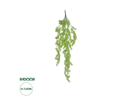 GloboStar® Artificial Garden HANGING CYPRESS 20821 Τεχνητό Διακοσμητικό Κρεμαστό Φυτό Κυπαρίσσι Μ25 x Π15 x Υ80cm