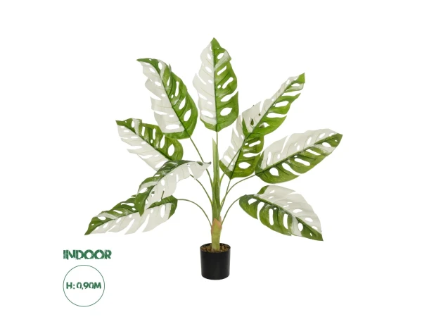 GloboStar® Artificial Garden ALBINO MONSTERA 20938 Τεχνητό Διακοσμητικό Φυτό Πράσινη & Λευκή Μονστέρα Μ90 x Π90 x Υ90cm GloboStar® Artificial Garden ALBINO MONSTERA 20938 Τεχνητό Διακοσμητικό Φυτό Πράσινη & Λευκή Μονστέρα Μ90 x Π90 x Υ90cm