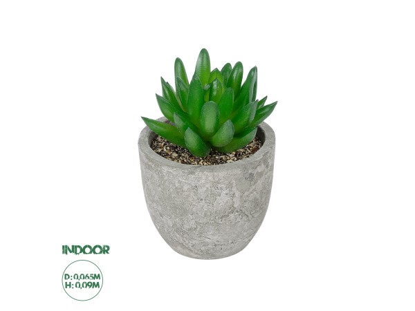 GloboStar® Artificial Garden SUCCULENT SEDEVERIA POTTED PLANT 21019 Διακοσμητικό Φυτό Σεδεβέρια Φ6,5 x Υ9cm GloboStar® Artificial Garden SUCCULENT SEDEVERIA POTTED PLANT 21019 Διακοσμητικό Φυτό Σεδεβέρια Φ6,5 x Υ9cm
