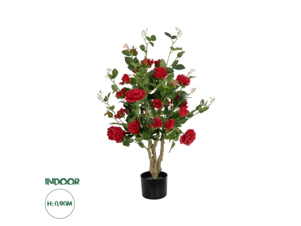 GloboStar® Artificial Garden RED ROSES 21070 Τεχνητό Διακοσμητικό Δέντρο Τριανταφυλλιά Μ50 x Π50 x Υ90cm GloboStar® Artificial Garden RED ROSES 21070 Τεχνητό Διακοσμητικό Δέντρο Τριανταφυλλιά Μ50 x Π50 x Υ90cm
