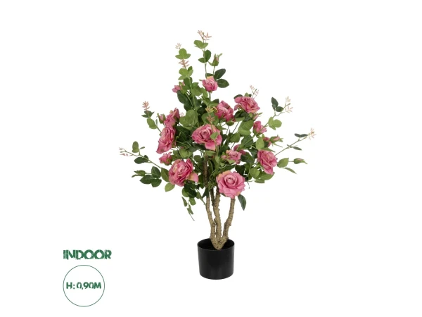 GloboStar® Artificial Garden PINK ROSES 21072 Τεχνητό Διακοσμητικό Δέντρο Τριανταφυλλιά Μ50 x Π50 x Υ90cm GloboStar® Artificial Garden PINK ROSES 21072 Τεχνητό Διακοσμητικό Δέντρο Τριανταφυλλιά Μ50 x Π50 x Υ90cm
