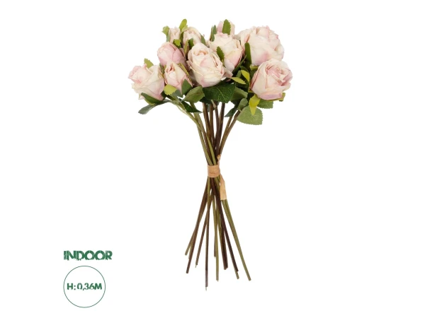 GloboStar® Artificial Garden PINK ROSE BOUQUET 21082 Τεχνητό Διακοσμητικό Μπουκέτο Τριαντάφυλλα Ροζ Y36cm GloboStar® Artificial Garden PINK ROSE BOUQUET 21082 Τεχνητό Διακοσμητικό Μπουκέτο Τριαντάφυλλα Ροζ Y36cm