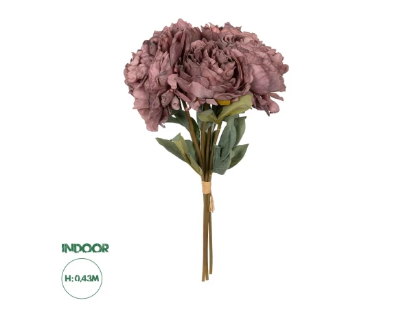 GloboStar® Artificial Garden DARK PINK PEONY FLOWER BOUQUET 21085 Τεχνητό Διακοσμητικό Μπουκέτο Σκούρο Ροζ Παιώνιας Y43cm GloboStar® Artificial Garden DARK PINK PEONY FLOWER BOUQUET 21085 Τεχνητό Διακοσμητικό Μπουκέτο Σκούρο Ροζ Παιώνιας Y43cm
