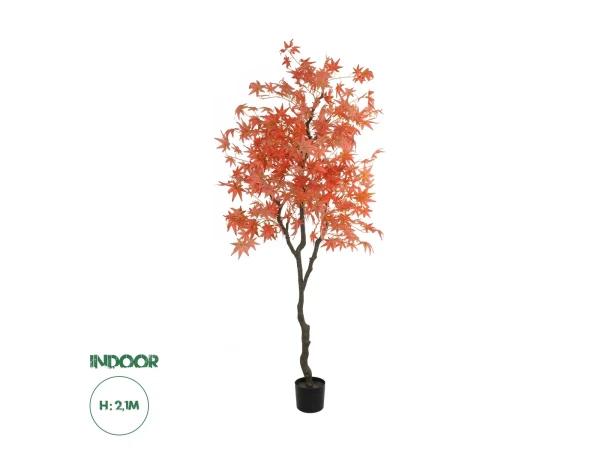 GloboStar® Artificial Garden MAPLE TREE 21105 Τεχνητό Διακοσμητικό Δέντρο Σφένδαμος Μ90 x Π90 x Υ210cm