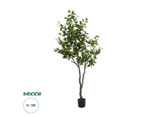 GloboStar® Artificial Garden ORANGE TREE 21110 Τεχνητό Διακοσμητικό Δέντρο Πορτοκαλιά Μ110 x Π80 x Υ200cm GloboStar® Artificial Garden ORANGE TREE 21110 Τεχνητό Διακοσμητικό Δέντρο Πορτοκαλιά Μ110 x Π80 x Υ200cm