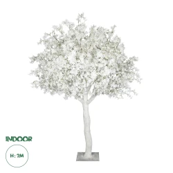 GloboStar® Artificial Garden ALMOND TREE 21113 Τεχνητό Διακοσμητικό Δέντρο Αμυγδαλιά Μ180 x Π180 x Υ200cm