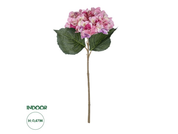 GloboStar® Artificial Garden PINK HYDRANGEA BRANCH 21140 Τεχνητό Διακοσμητικό Κλαδί έντονο Ροζ Ορτανσία Y47cm GloboStar® Artificial Garden PINK HYDRANGEA BRANCH 21140 Τεχνητό Διακοσμητικό Κλαδί έντονο Ροζ Ορτανσία Y47cm