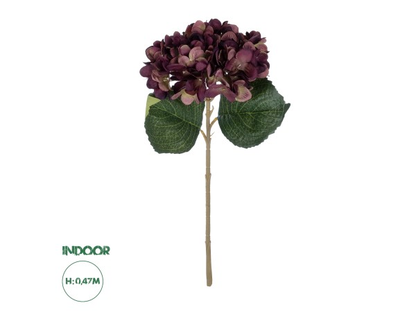 GloboStar® Artificial Garden DARK RED HYDRANGEA BRANCH 21180 Τεχνητό Διακοσμητικό Κλαδί Ορτανσίας Βαθύ Κόκκινο Y47cm GloboStar® Artificial Garden DARK RED HYDRANGEA BRANCH 21180 Τεχνητό Διακοσμητικό Κλαδί Ορτανσίας Βαθύ Κόκκινο Y47cm