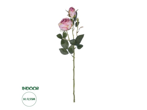 GloboStar® Artificial Garden PINK DAMASK CLIMBING ROSE BRANCH 21199 Τεχνητό Διακοσμητικό Κλαδί Τριαντάφυλλο Σαμπανιζέ Y55cm GloboStar® Artificial Garden PINK DAMASK CLIMBING ROSE BRANCH 21199 Τεχνητό Διακοσμητικό Κλαδί Τριαντάφυλλο Σαμπανιζέ Y55cm