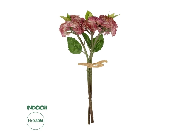 GloboStar® Artificial Garden HOT PINK SEDUM BOUQUET 21347 Τεχνητό Διακοσμητικό Μπουκέτο Ροζ Σέδο Y30cm GloboStar® Artificial Garden HOT PINK SEDUM BOUQUET 21347 Τεχνητό Διακοσμητικό Μπουκέτο Ροζ Σέδο Y30cm