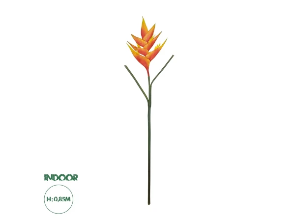 GloboStar® Artificial Garden ORANGE PEACOCK BRANCH 21397 Τεχνητό Διακοσμητικό Κλαδί Πορτοκαλί πουλί του παραδείσου Y85cm GloboStar® Artificial Garden ORANGE PEACOCK BRANCH 21397 Τεχνητό Διακοσμητικό Κλαδί Πορτοκαλί πουλί του παραδείσου Y85cm