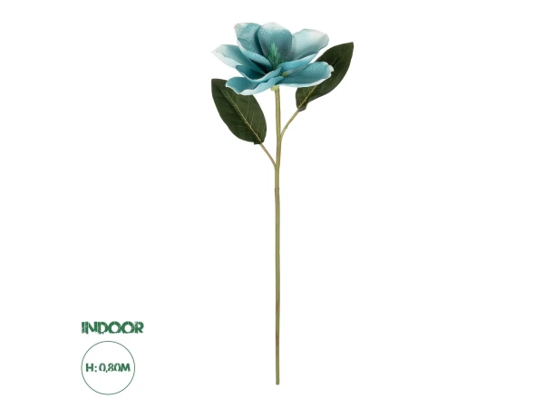 GloboStar® Artificial Garden BLUE MAGNOLIA BRANCH 21425 Τεχνητό Διακοσμητικό Κλαδί Μπλε Μανόλια Y80cm GloboStar® Artificial Garden BLUE MAGNOLIA BRANCH 21425 Τεχνητό Διακοσμητικό Κλαδί Μπλε Μανόλια Y80cm