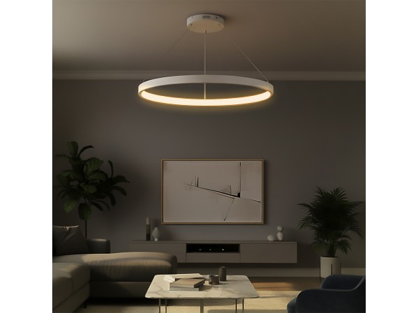 kelvo® NEMESIS KLV-101-0215 Κρεμαστό Φωτιστικό Οροφής LED 75W 7500lm 180° AC 220-240V IP20 Ρυθμιζόμενο Λευκό CCT με Χειριστήριο από 2700K έως 6000K Dimmable - Lumileds SMD Chip - Λευκό Ματ - Μ100 x Π100 x Υ4cm - 3 Χρόνια Εγγύηση kelvo® NEMESIS KLV-101-0215 Κρεμαστό Φωτιστικό Οροφής LED 75W 7500lm 180° AC 220-240V IP20 Ρυθμιζόμενο Λευκό CCT με Χειριστήριο από 2700K έως 6000K Dimmable - Lumileds SMD Chip - Λευκό Ματ - Μ100 x Π100 x Υ4cm - 3 Χρόνια Εγγύηση